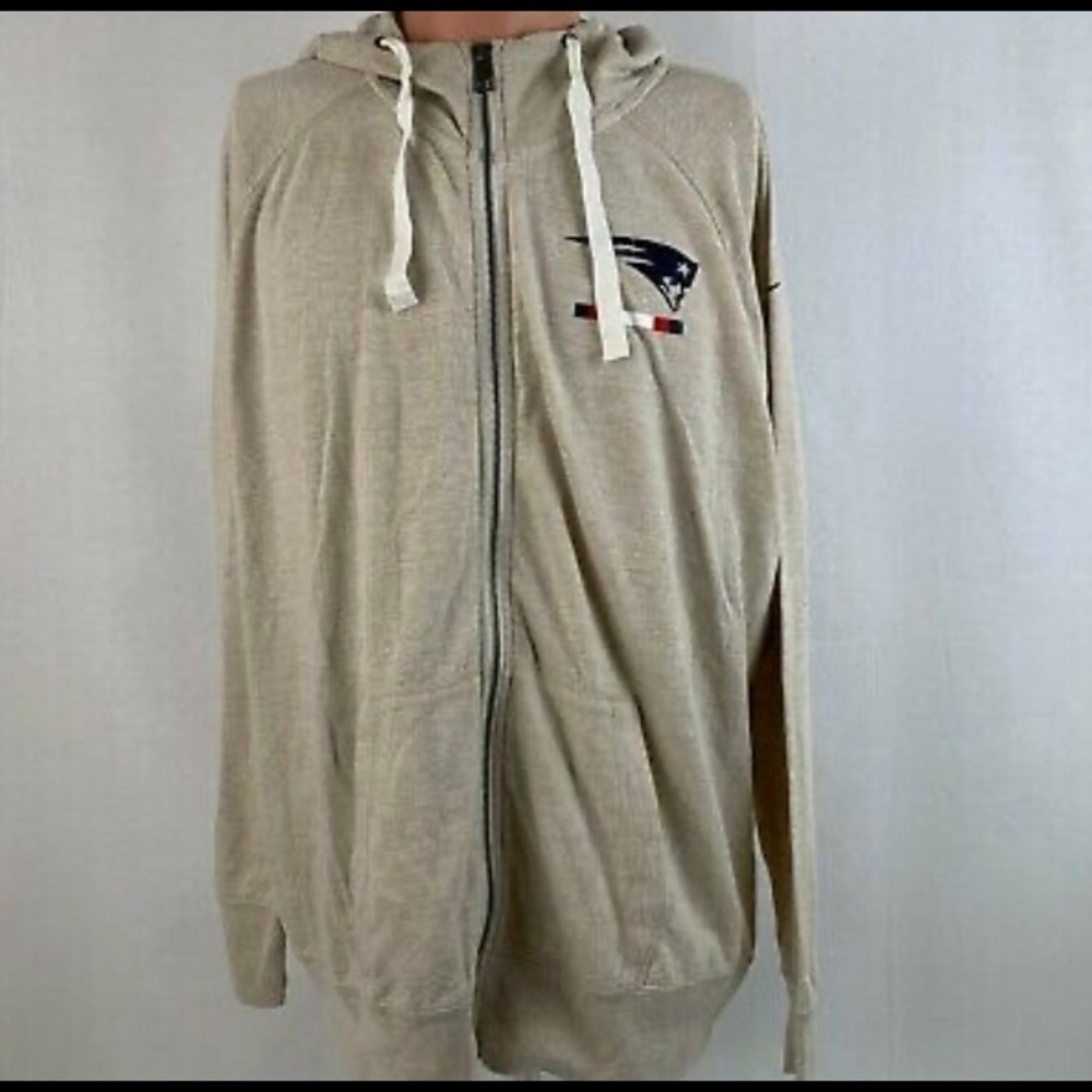 New England Patriots Zip Up Hood